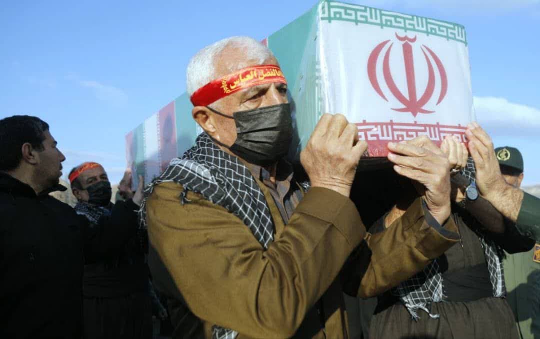 استقبال کارکنان ستاد امر به معروف کردستان از پیکر شهدای گمنام + تصاویر
